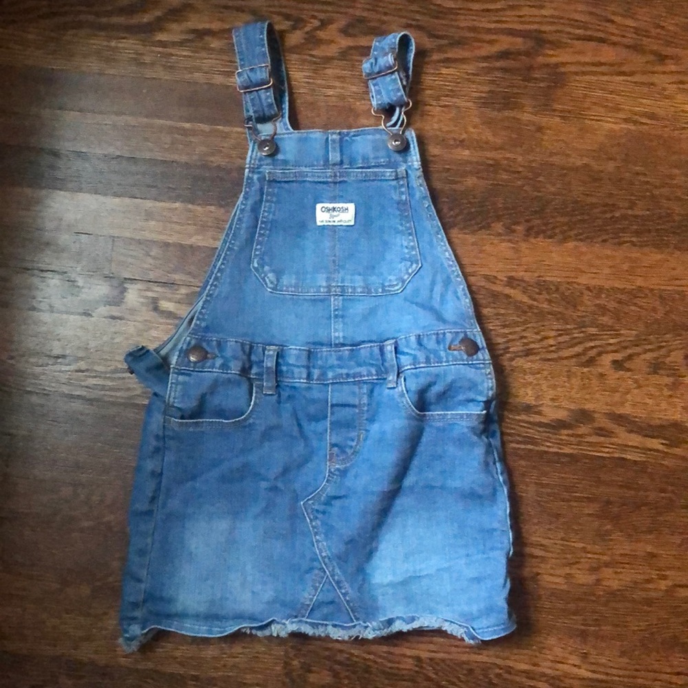 Oshkosh girls denim overall dress